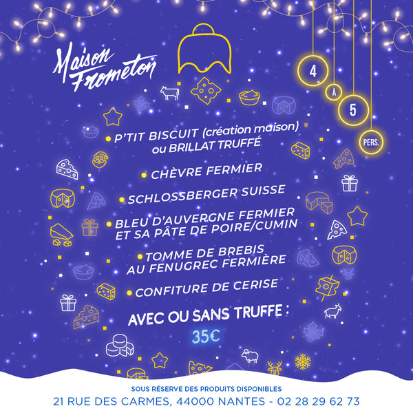 PLATEAUX DE FIN D'ANNÉE (DIFFÉRENTS FORMATS)